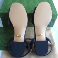 Елегантни дамски сандали GUCCI – оригинал,	№38, снимка 6 - Дамски елегантни обувки - 42369873