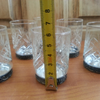 Руски кристални чаши чашки  с посребрена основа , снимка 5 - Антикварни и старинни предмети - 36241205
