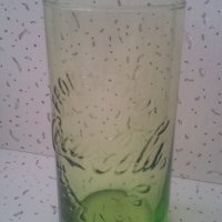Стъклени чаши Кока Кола от един цвят прозрачно зелени 6 бр, снимка 2 - Колекции - 39408341