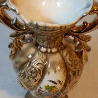 Италианска порцеланова ваза, снимка 4 - Вази - 41424899