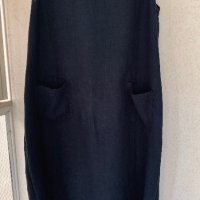 Дълга широка модерна рокля лен, снимка 9 - Рокли - 41353015