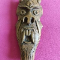 Африканска дървена маска , снимка 3 - Статуетки - 41405905