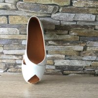 Ниски бели дамски летни обувки от естествена кожа 21188-3  / №36, снимка 1 - Дамски ежедневни обувки - 41558650
