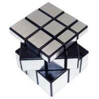 Куб Ahelos, Огледален , Тип Рубик, Магически, Сребрист, снимка 2 - Образователни игри - 40104855