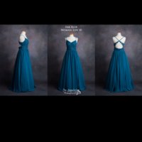 Нова бална рокля в кралско синьо S, снимка 3 - Рокли - 39303439