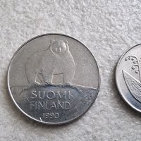 Монети. Финландия. 10 , 20, 50  пени и 1 марка. 5 бройки. , снимка 7 - Нумизматика и бонистика - 41337771
