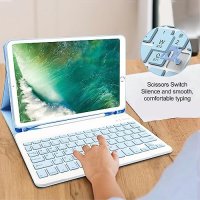 Нов Калъф с безжична Bluetooth клавиатура за iPad 9,7 инча, снимка 6 - Аксесоари за Apple - 41548537