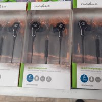 Слушалки високо качество - Nedis Sport Headphones, Wired, in-Ear, 1.2 m Cable, Black, снимка 2 - Слушалки и портативни колонки - 42168012