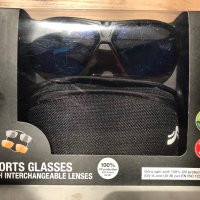 Спортни слънчеви очила със сменяеми стъкла, снимка 1 - Слънчеви и диоптрични очила - 41623730