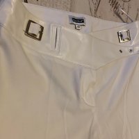 Дълъг дамски панталон с кожен колан, снимка 1 - Панталони - 42053729