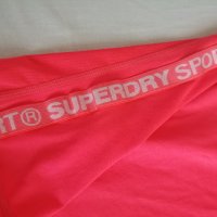 Superdry Sport дамски ярко розов/оранжев спортен потник с вградено бюстие р-р S/M (EU 38), снимка 3 - Спортни екипи - 41459149