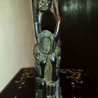 Африканска статуетка , снимка 5 - Статуетки - 14664411