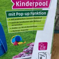 Детски басейн - Living Garden с pop up функция за 18м +, снимка 5 - Надуваеми играчки - 40696416