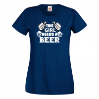 Дамска тениска This Girl Needs A Beer 3,Празник,Бира,Бирфест,Beerfest,Подарък,Изненада, снимка 10 - Тениски - 36376369