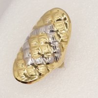 Златни дамски олекотени и обемисти пръстени, снимка 5 - Пръстени - 38938738