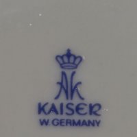 Декоративна порцеланова чиния Kaiser porcelain , снимка 8 - Декорация за дома - 39267276