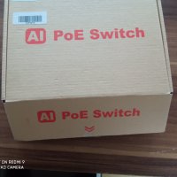 нов poe switch 10/100mbps, снимка 1 - Суичове - 42562072