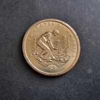 Оригинална монета.САЩ.. Един Американски долар 2000 г., снимка 2 - Нумизматика и бонистика - 39629749