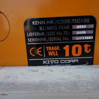 Електрически Телфер KITO CORP TSG100 10t, снимка 1 - Други инструменти - 44732663