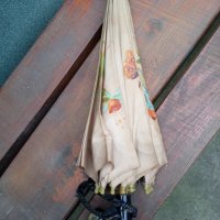 Стар дамски чадър за слънце,1900-1920г, снимка 2 - Антикварни и старинни предмети - 35815045