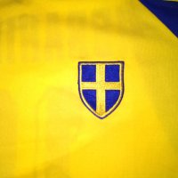 Футболна тениска на Швеция №10 Златан Ибрахимович размер реален С/М, снимка 3 - Футбол - 41781454