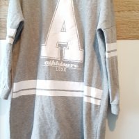 Лот 2 артикула-тениска и + Анурак суичър рокля туника пуловер сив спортен с щампа, макси размер ХХЛ, снимка 1 - Туники - 35809962