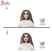 Barbie Color Cutie Reveal Кукла Барби супер изненада Бяла мечка HJL64, снимка 5 - Кукли - 40287244