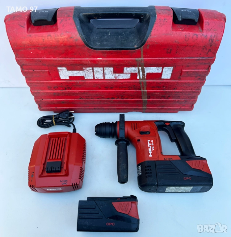 Hilti TE 6-A - Акумулаторен перфоратор 2x36V 3.0Ah , снимка 1