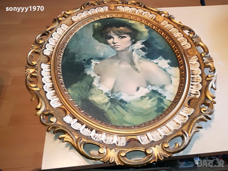 КАРТИНА КРАСИВА МАДАМА 70Х60СМ 0604221852, снимка 1