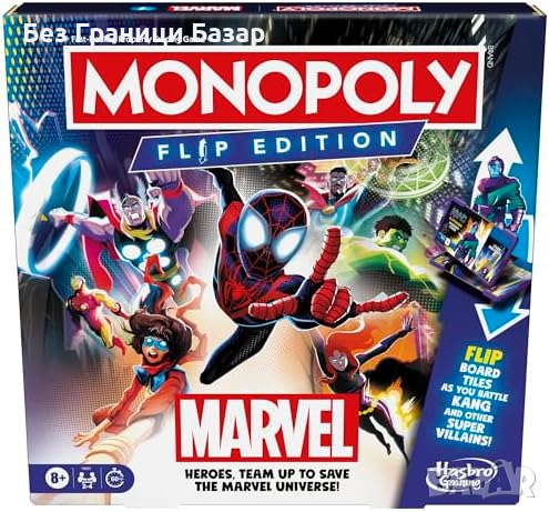 Нова Семейна настолна игра Monopoly: Marvel Heroes Edition Монополи Марвел, снимка 1