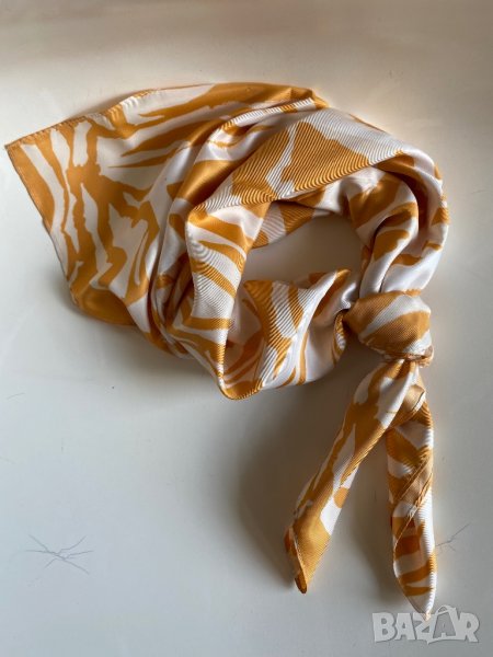 Оранжев шал/ кърпа за глава, снимка 1