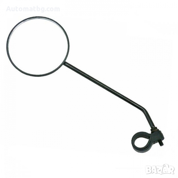 Огледало за велосипед Automat, Кръгло огледало, 18см, Черно, снимка 1