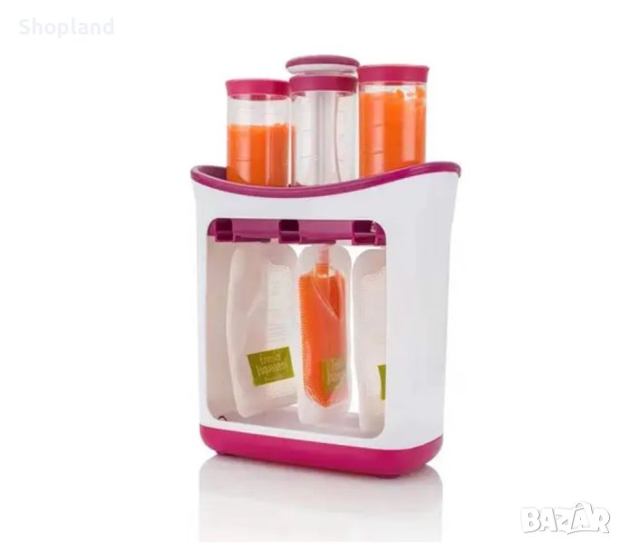 Машина за съхранение на бебешки пюрета и пауч, снимка 1