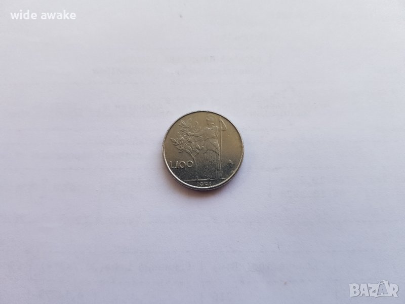 Монета 100 лири, снимка 1