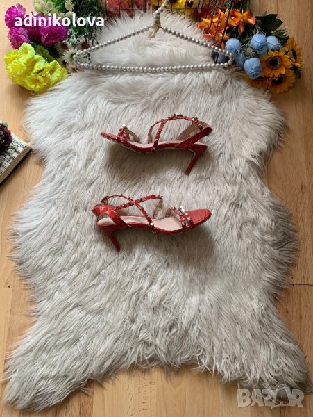 Нови сандали с шипове Azarey естествена кожа, снимка 1