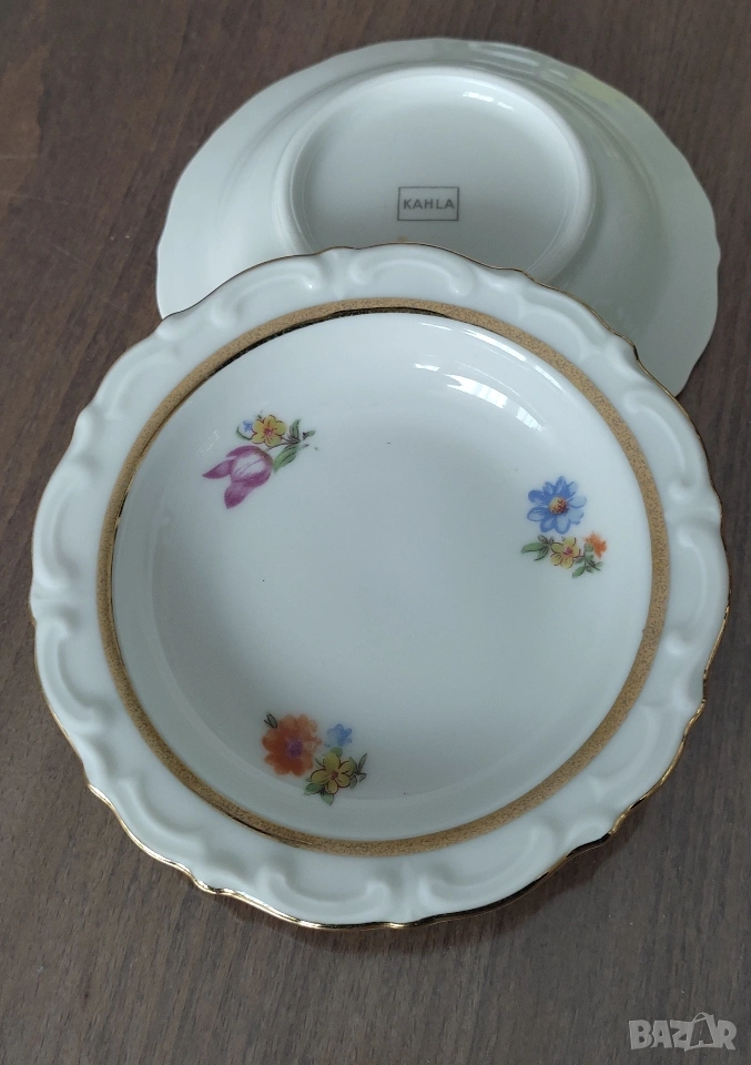 Комплект порцеланови чинии за сладко" Kahla"* 12 броя, снимка 1