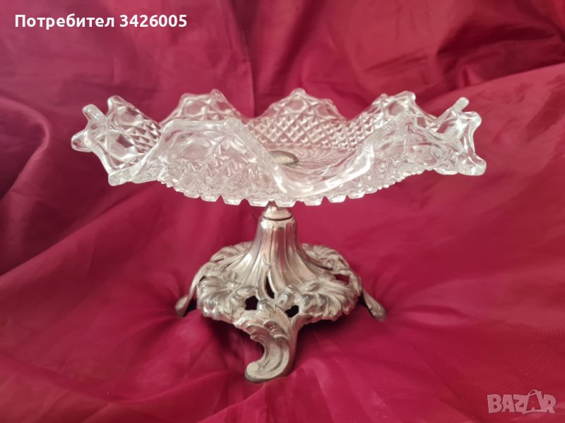 Продавам старинна жардиниера /фруктиера/, снимка 1