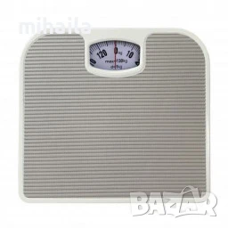 Кантар за тегло механичен, 130кг., РVС к. повърхност, Сив, снимка 1
