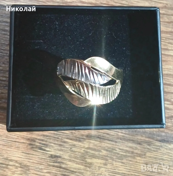 Златен пръстен 3.55 гр. 14 карата, снимка 1