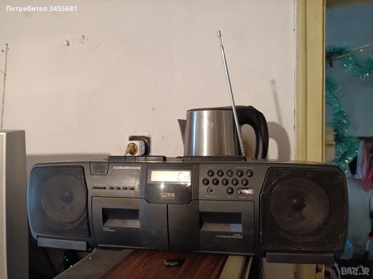 ретро за части Радиокасетофон двукасетечен MordMende Astro order PL 1030, снимка 1