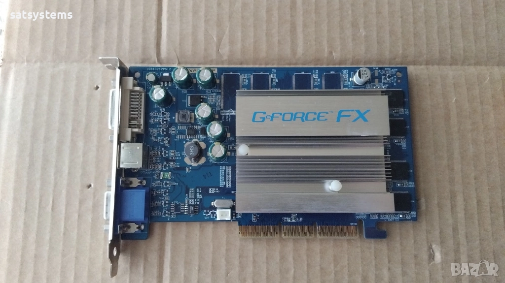 Видео карта NVidia GeForce Albatron FX5200P 128MB DDR 128bit AGP, снимка 1