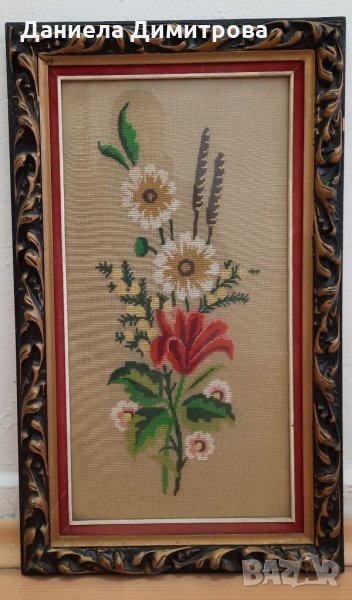 Гоблен "Цветя", снимка 1