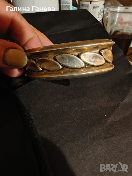 Продавам масивна сребърна гривна, снимка 1