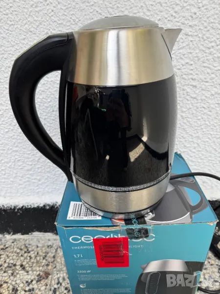 Електрическа Кана Cecotec ThermoSense 400 VisionLight 01449, 2.2L, 2200W,LED Осветление, 7 Настройки, снимка 1