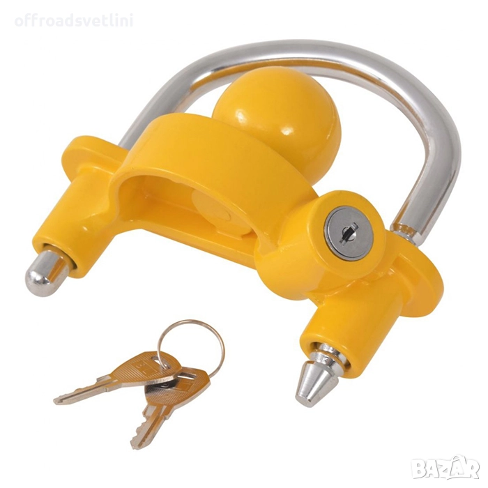 Заключващо устройство за ремарке катинар за теглич 50 мм с два ключа, снимка 1