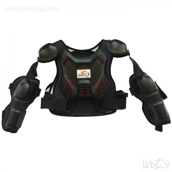 Мото протектор Automat, Детски протектор, Жилетка, XL, Черен, снимка 1