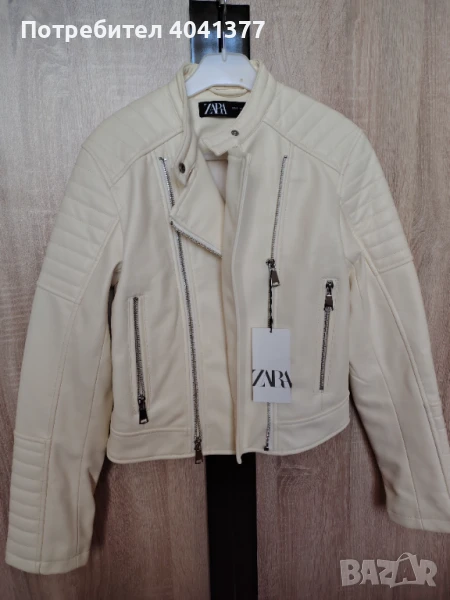 Кожено яке Zara ново , снимка 1