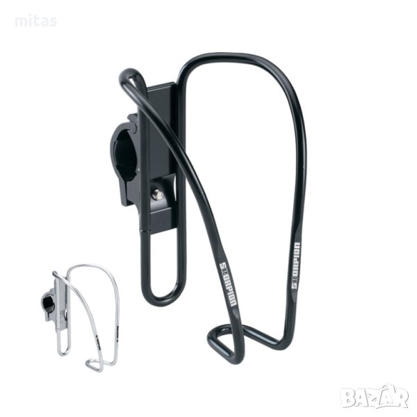 Стойка за бутилка монтаж към кормило - велосипед, тротинетка, скутер, снимка 1