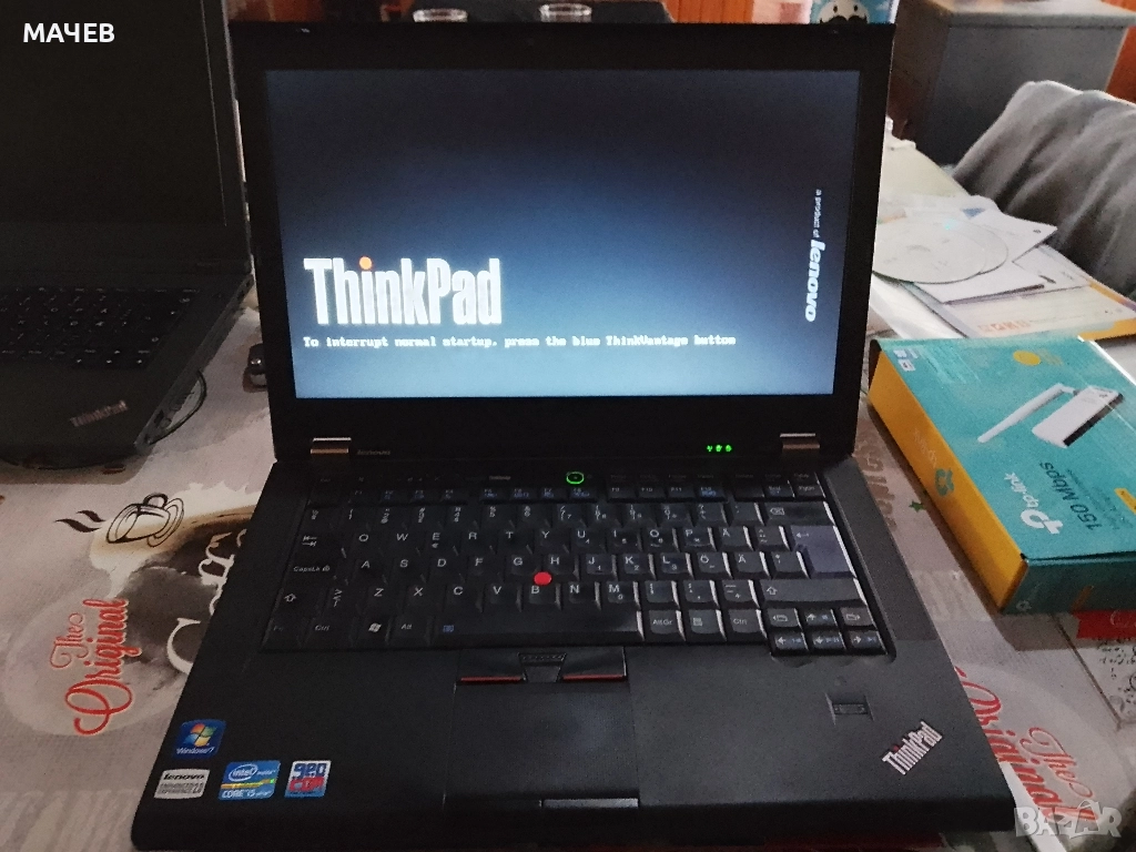 Лаптоп Lenovo T420 i5 8gb 128 ssd , снимка 1