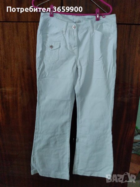 Бели дънки Wrap,London, размер 12, снимка 1